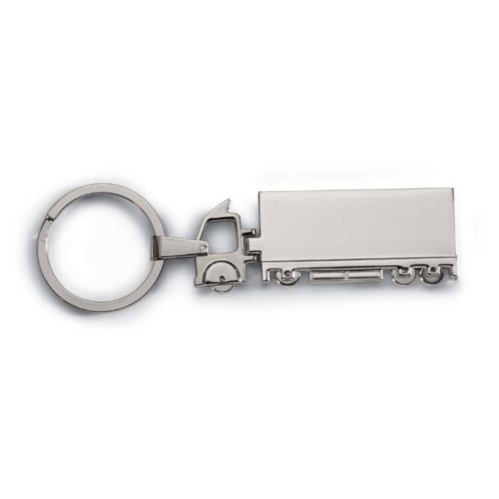 TRUCKY Schlüsselring, Truck – Silber