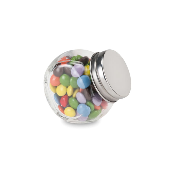 CHOCKY Schokolinsen im Glasspender – Multicolour