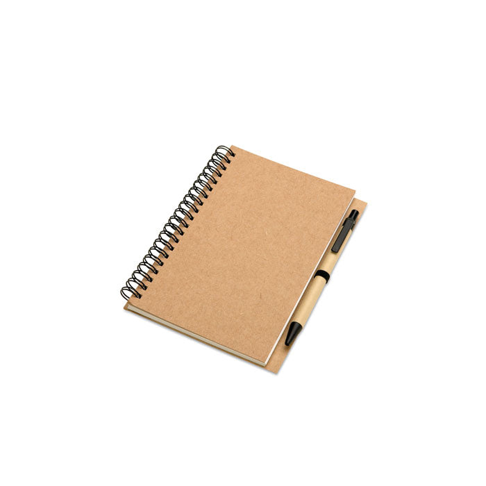 BLOQUERO B6 Recyceltes Notizbuch 70 Seiten – Beige