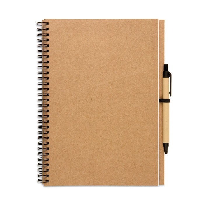 BLOQUERO PLUS Recyceltes Notizbuch – Beige