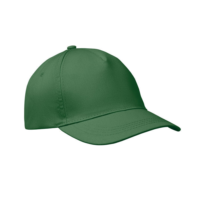 BUZZ Baseball cap 5 panels 160g/m² – Dunkelgrün