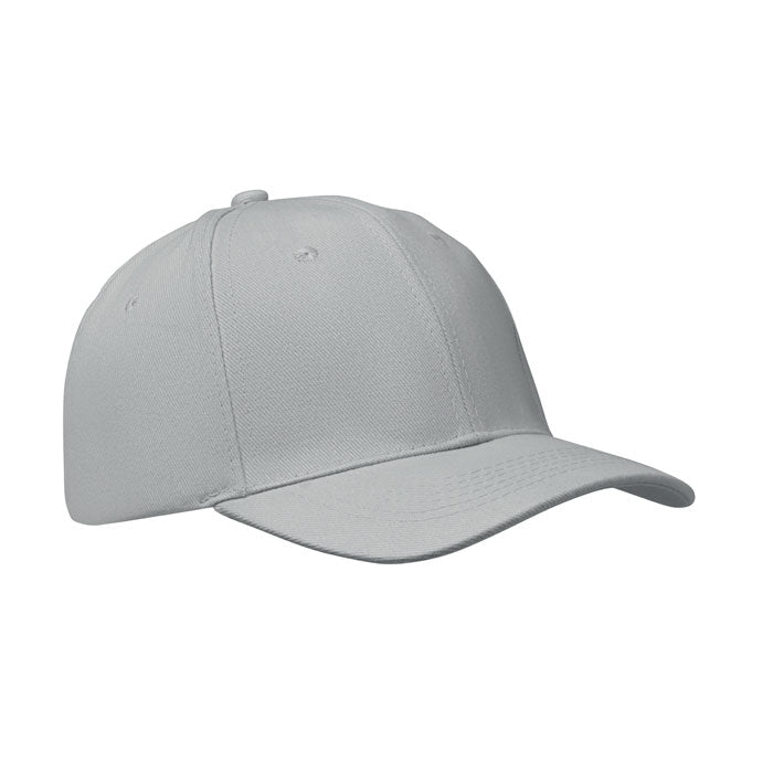 BUFFALO Baseball cap 6 panels 260g/m² – Grau