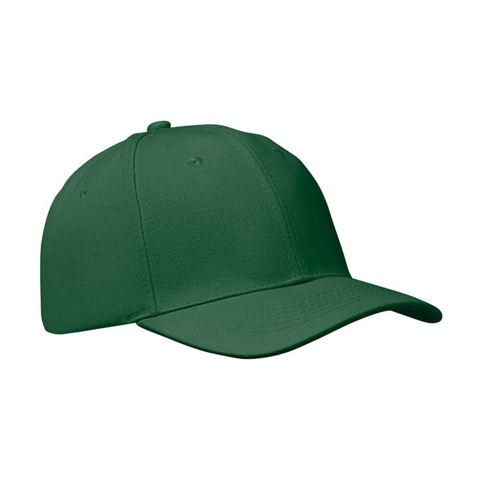 BUFFALO Baseball cap 6 panels 260g/m² – Dunkelgrün