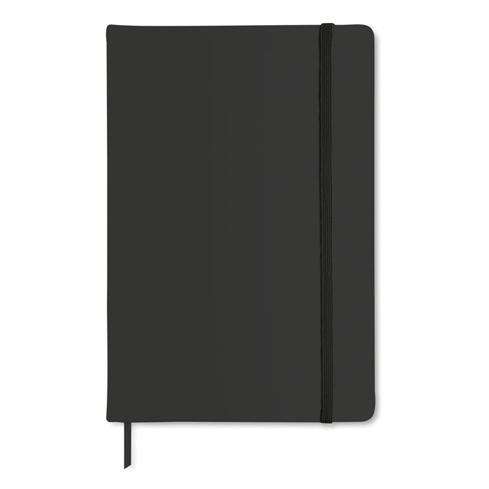 NOTELUX DIN A6 Notizbuch, liniert – Schwarz