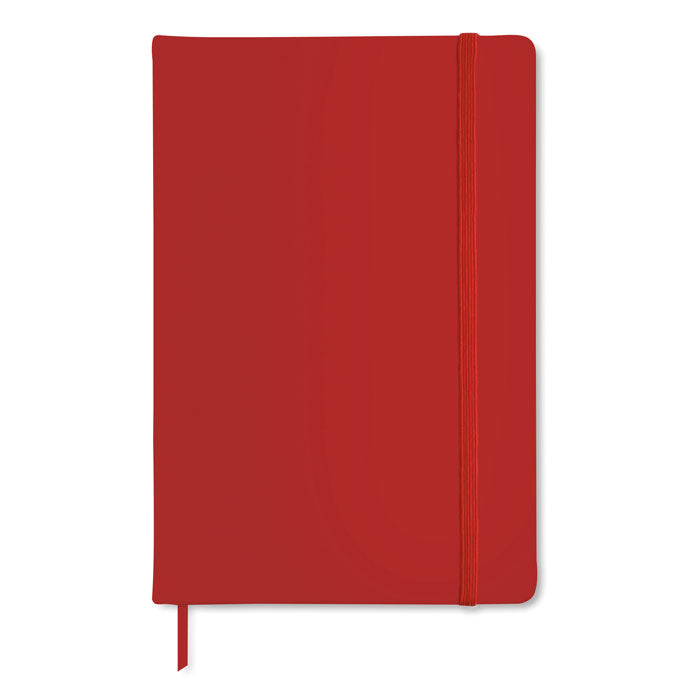 NOTELUX DIN A6 Notizbuch, liniert – Rot