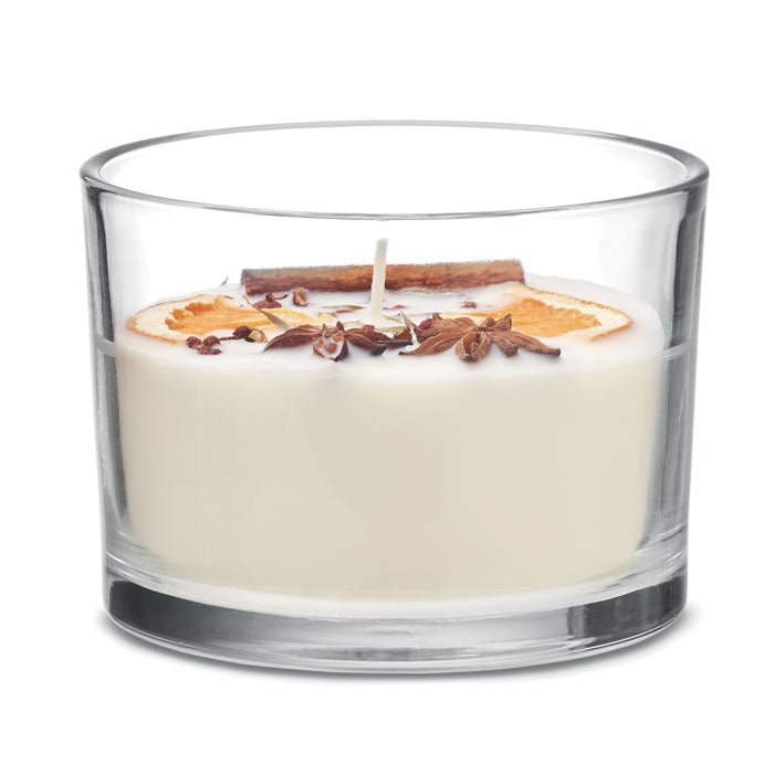 CITRUS Kerze im Glas 300 g – Weiß