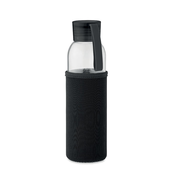 EBOR Flasche recyceltes Glas 500 ml – Schwarz