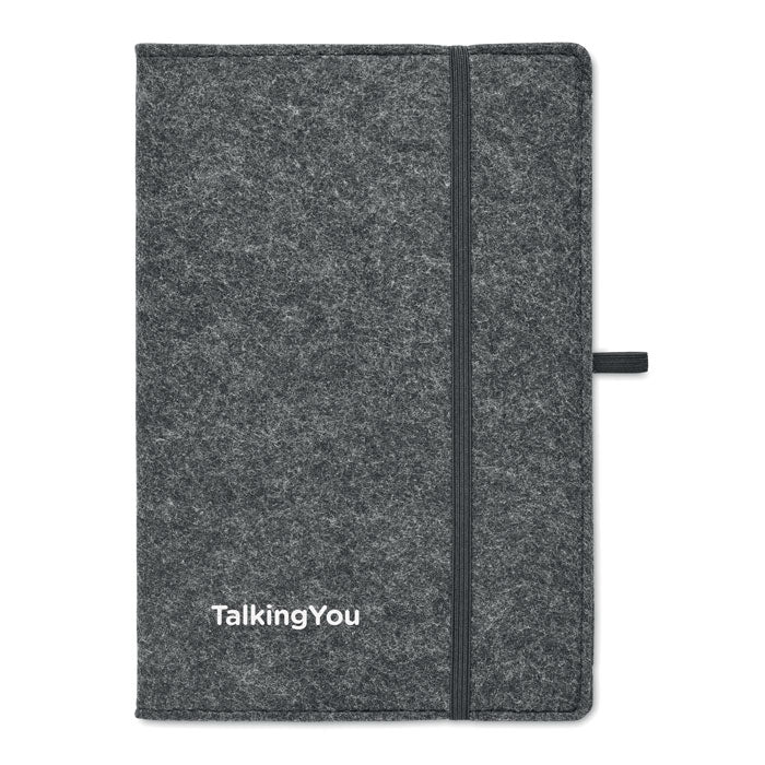 FELTBOOK DIN A5 Notizbuch RPET-Filz