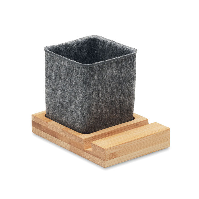 OROSTAN Stiftehalter RPET-Filz – Holz