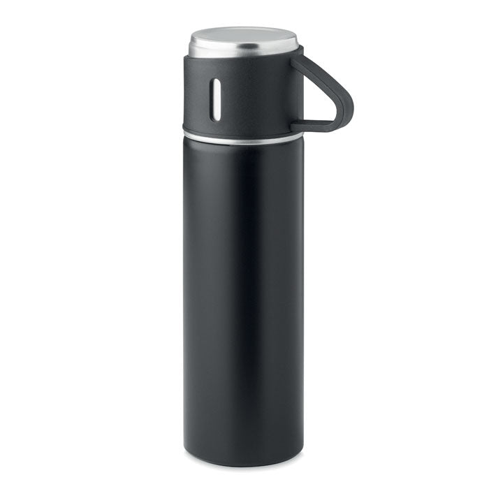 TONIA Flasche und Becher-Set 2tlg. – Schwarz