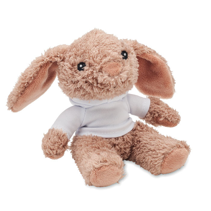 BUNNY Plüsch-Hase mit Hoody – Weiß