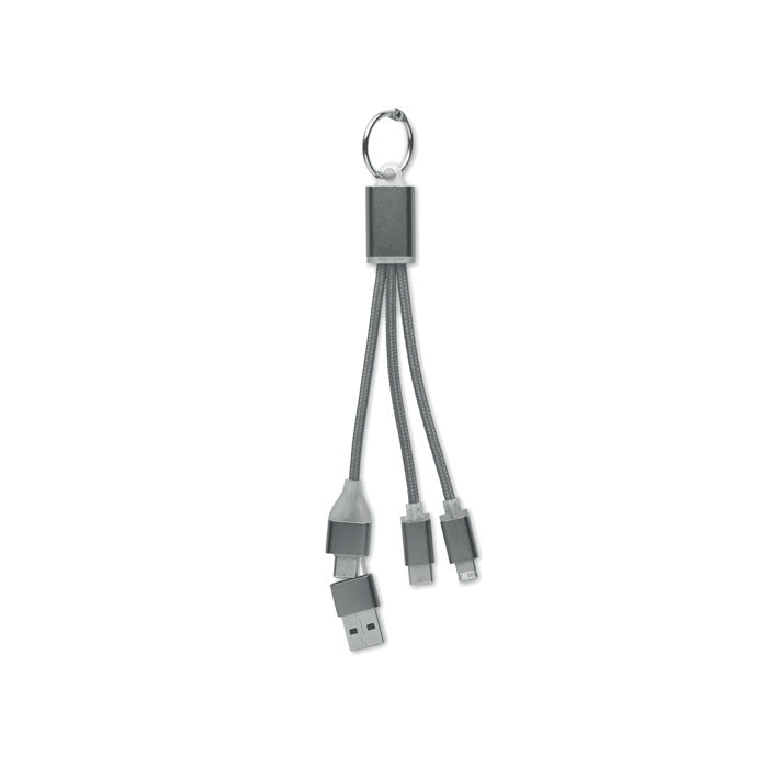 BLUE 4in1 Ladekabel Typ-C – Titan