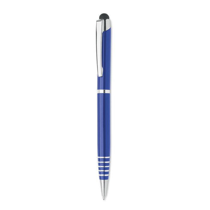 FLORINA Drehkugelschreiber mit Stylus – Blau