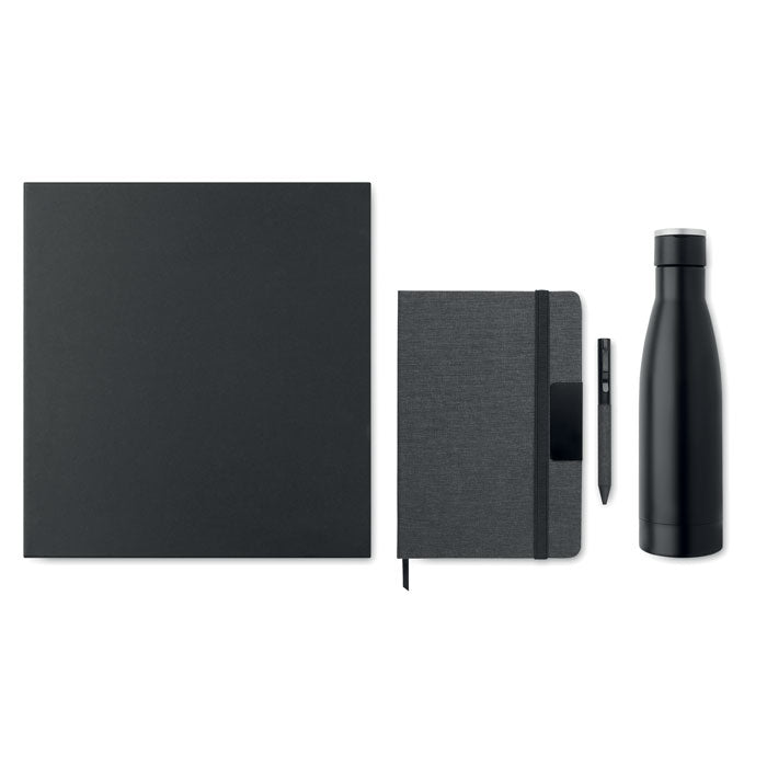 YOKOSO Set Notizbuch mit Flasche