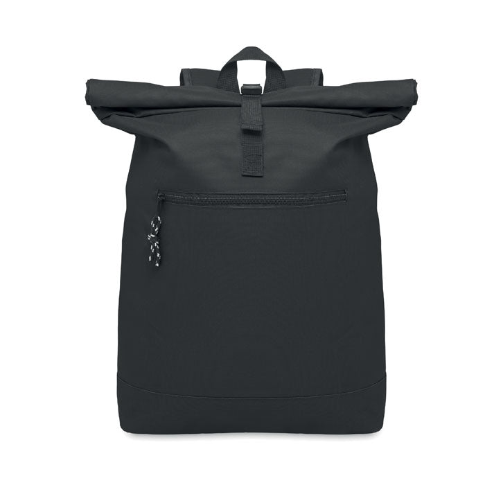 IREA Rolltop-Rucksack 600D – Schwarz