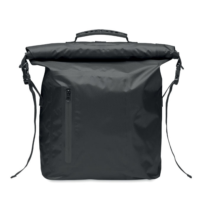 SCUBAROLL Rolltop-Tasche RPET – Schwarz