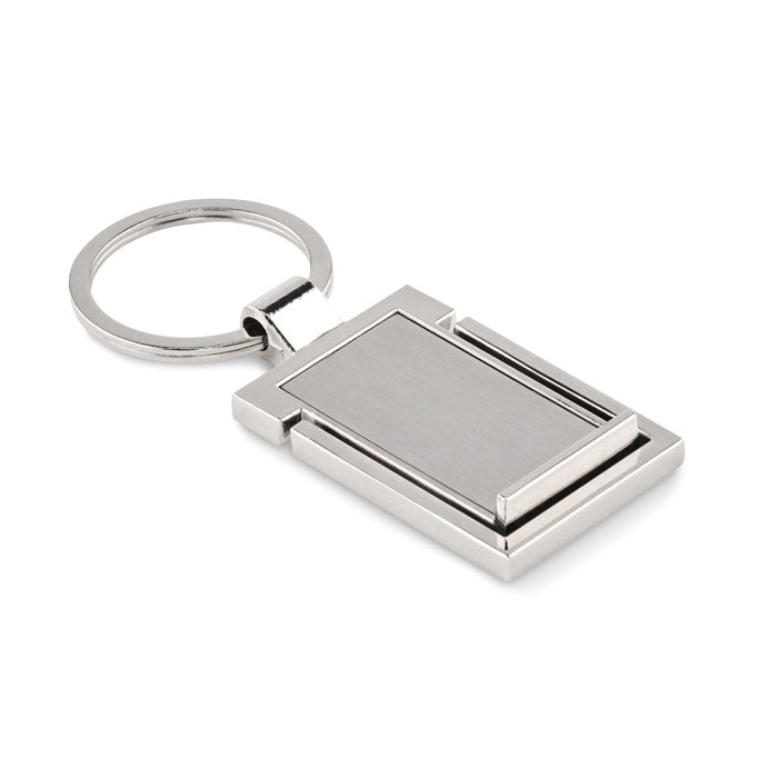 STANRIN Schlüsselring mit Halter – Silber