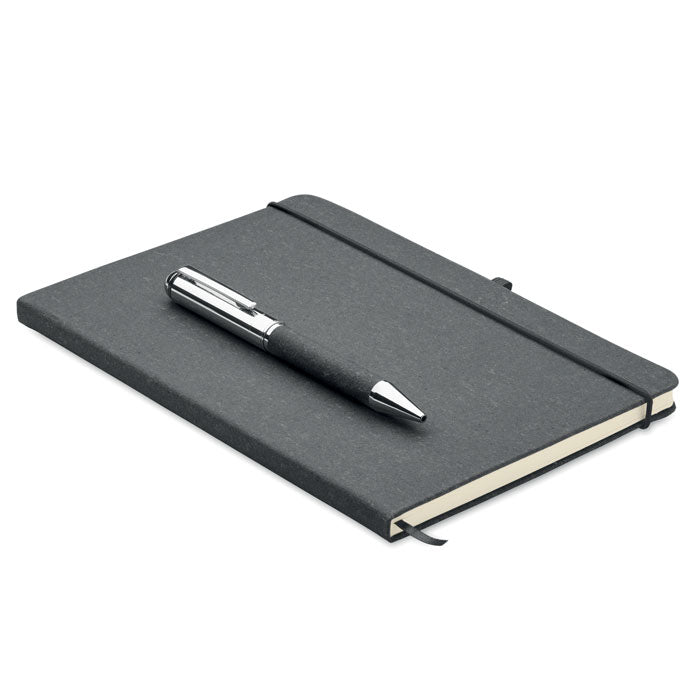 ELEGANOTE Set mit Notizbuch – Schwarz