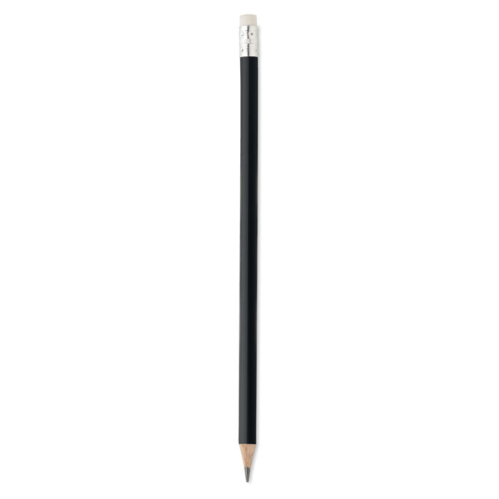 STOMP SHARP Bleistift mit Radiergummi – Schwarz