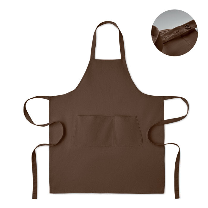 GAMMA Küchenschürze Organic Cotton – Schokolade