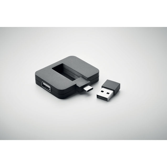 SQUARE-C 4 Port USB Hub