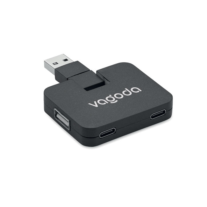 SQUARE-C 4 Port USB Hub
