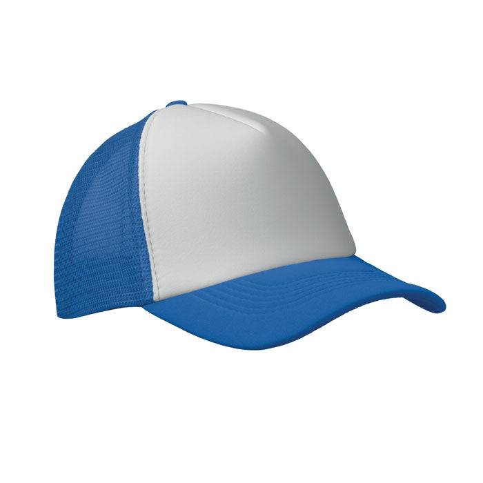 BUBBLE Trucker cap 5 panels – Weiß/blau