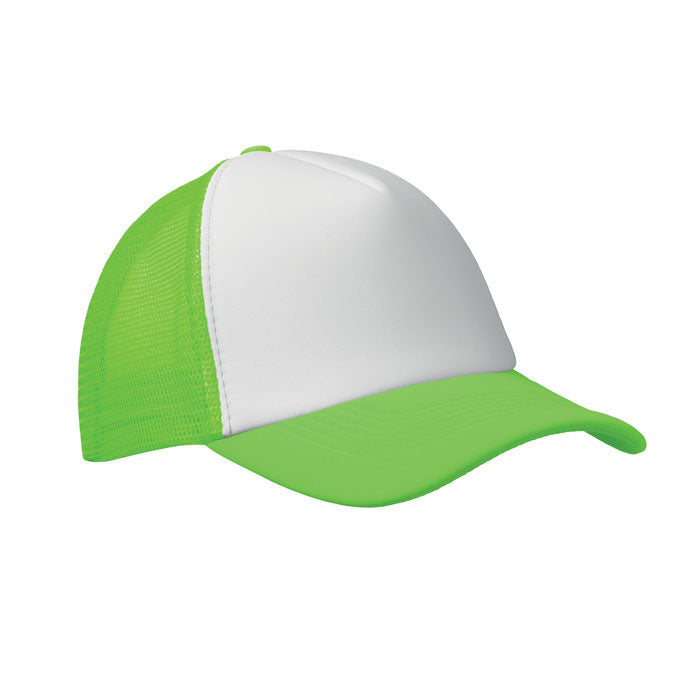 BUBBLE Trucker cap 5 panels – Neon Grün