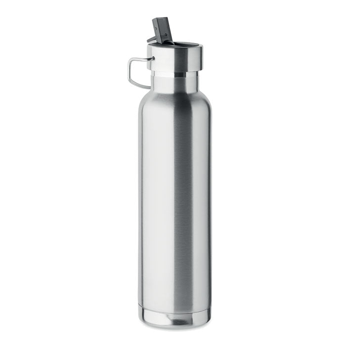 RIFLOW Doppelwandige Flasche 660 ml – Mattsilber