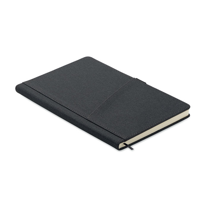 CINCO A5 notebook PU front pocket – Schwarz