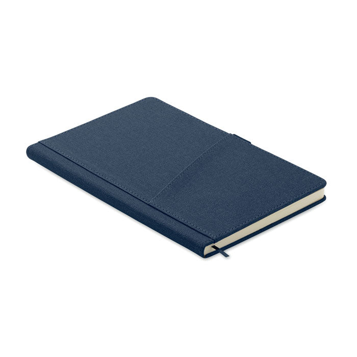 CINCO A5 notebook PU front pocket – Blau