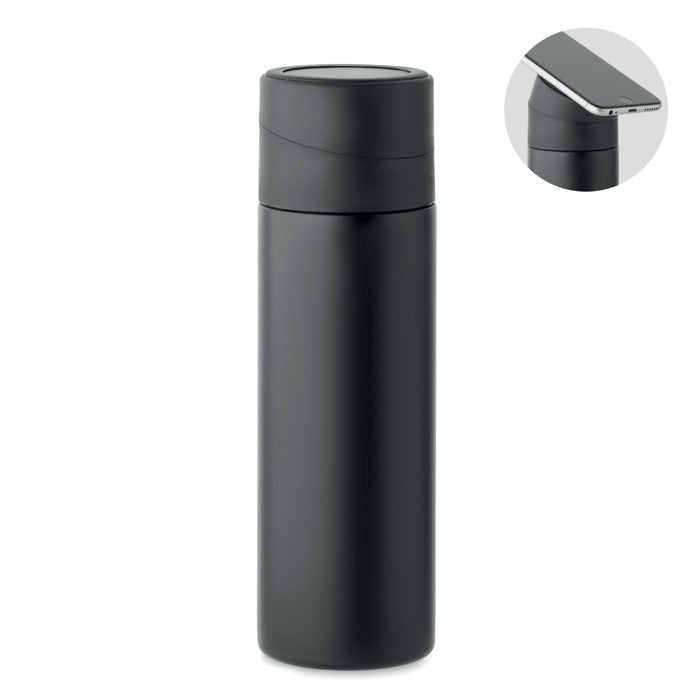 PHOTTLE Doppelwandige Flasche 420 ml – Schwarz