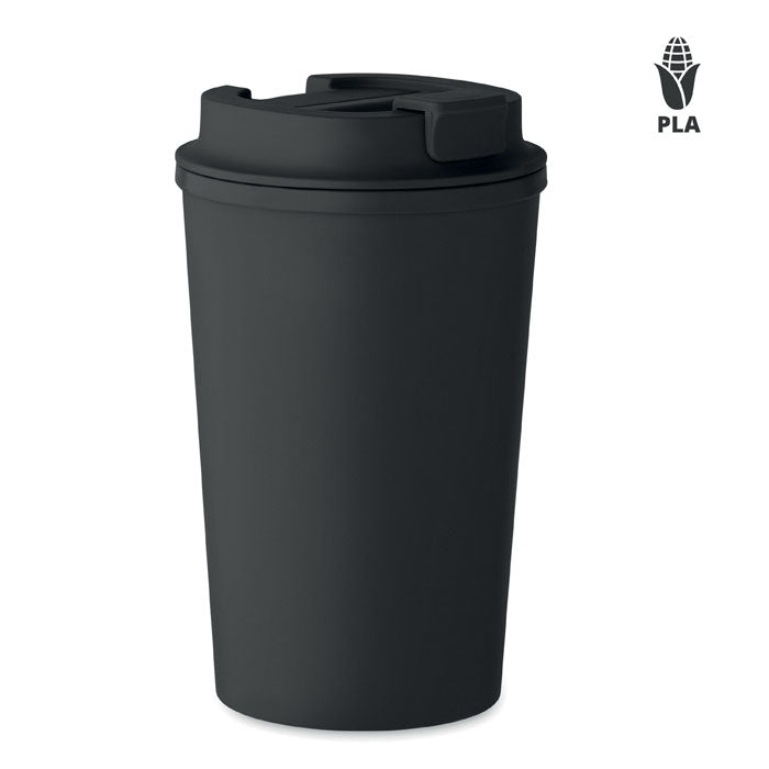 BEIBAKU Doppelwandiger Becher 350 ml – Schwarz