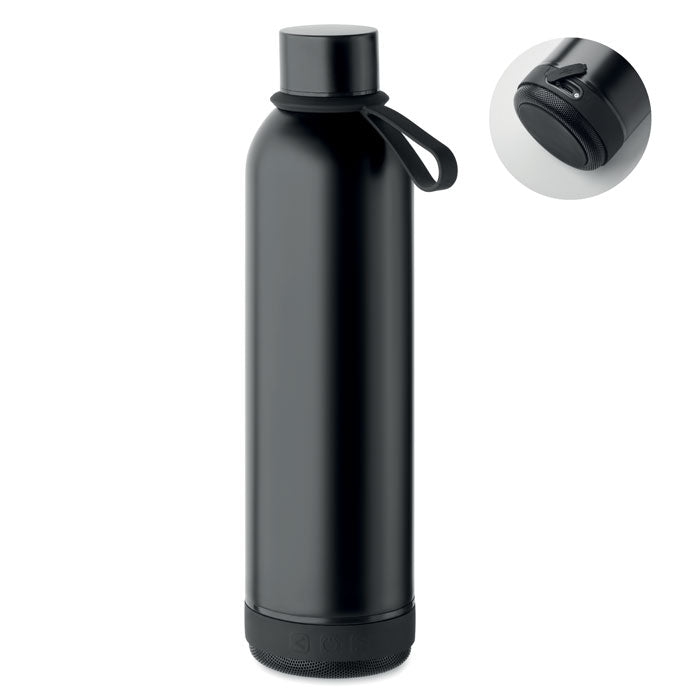 MUSEY Doppelwandige Flasche 500ml – Schwarz