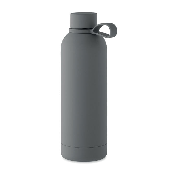 EMERALD Doppelwandige Flasche 500 ml – Steingrau