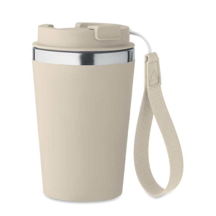 TOPAZ Doppelwandiger Trinkbecher 350 – Beige