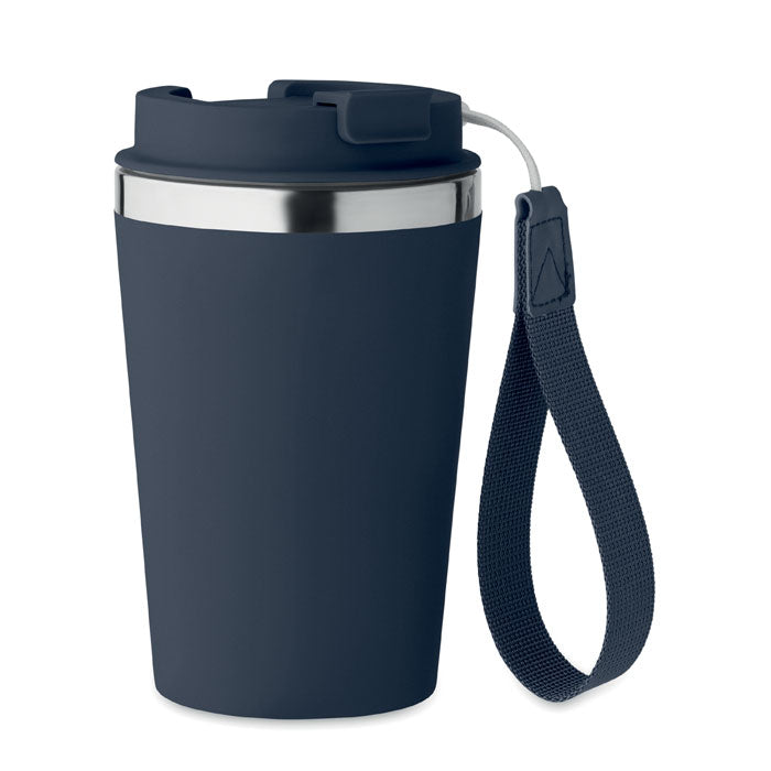 TOPAZ Doppelwandiger Trinkbecher 350 – Marineblau