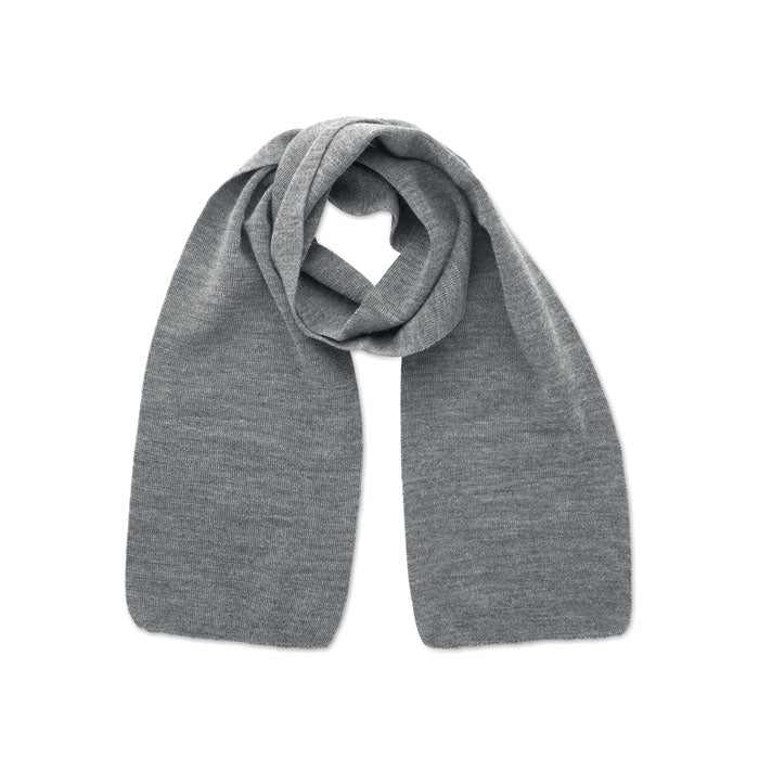 RAFY Schal RPET-Polyester – Weiß/grau