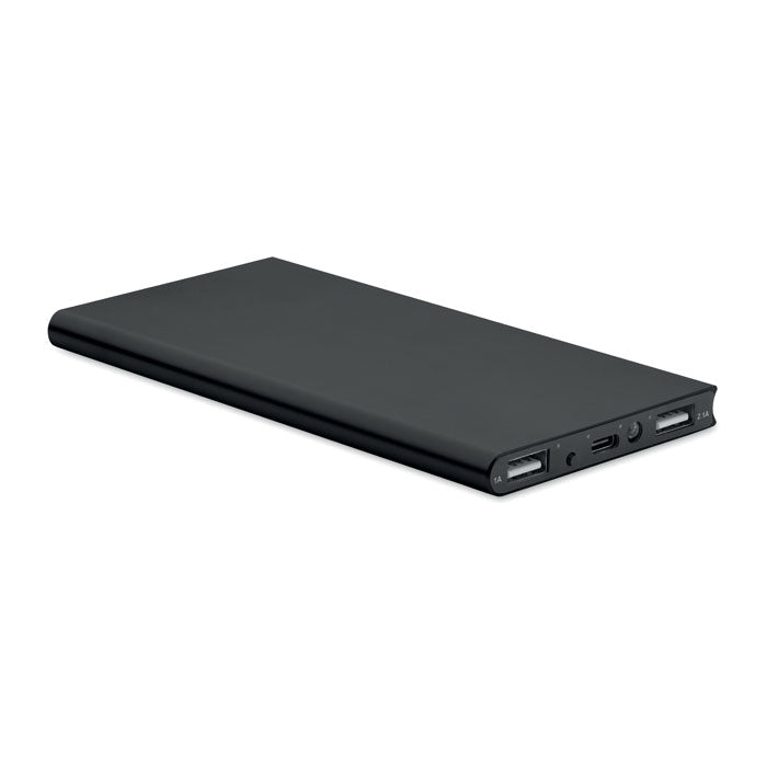 POWERFLAT8C 8000 mAh Powerbank – Schwarz
