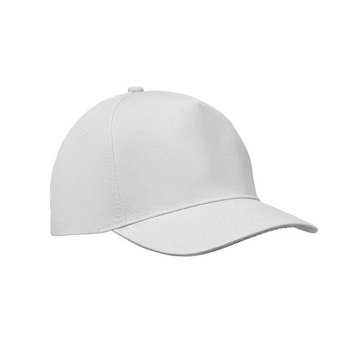SUNNY Baseball cap 5 panels 180gr – Weiß