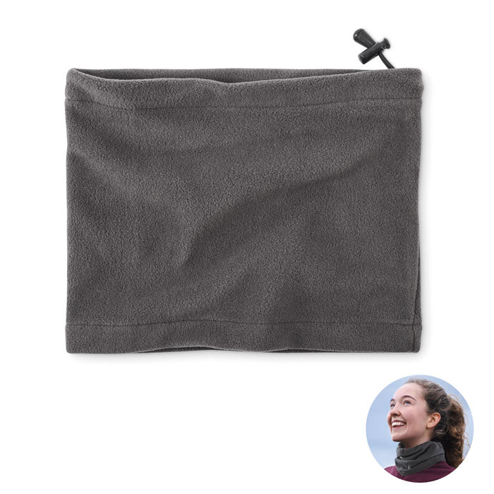 BLIZZARD RPET Fleece-Mehrzweckmütze – Steingrau