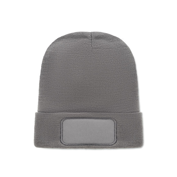 CAPNIT Beanie RPET-Polyester – Steingrau