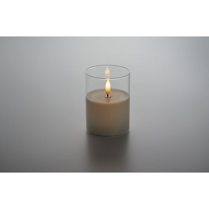 XANDLE+ LED-Wachskerze im Glashalter