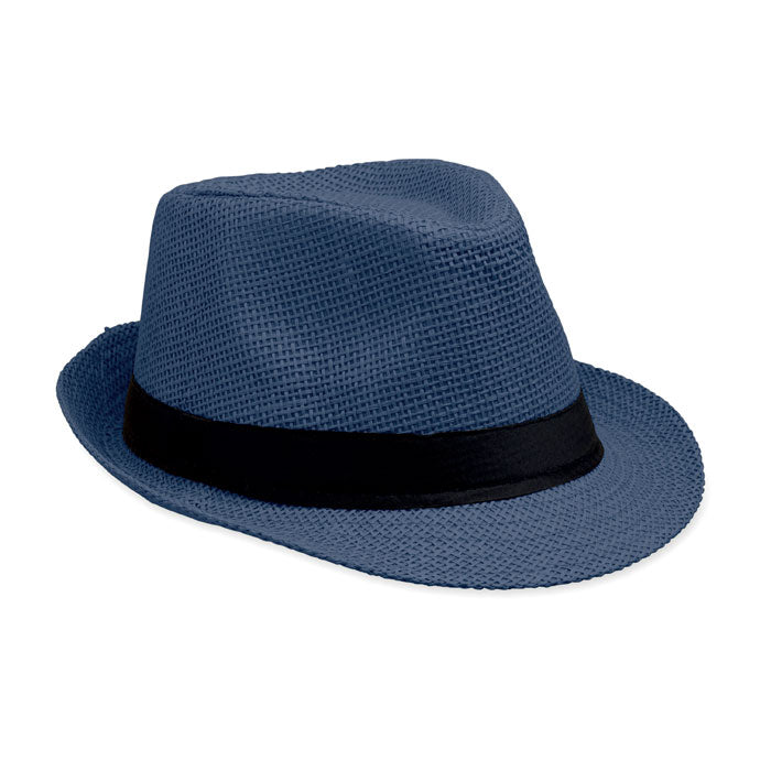 BOOWIE Papierstroh-Hut – Blau