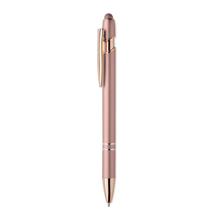 SCRIBBLE Druckkugelschreiber Aluminium – Roségold