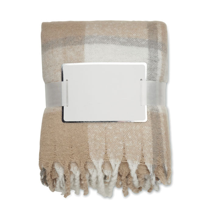 QUET Karierte Mohair-Decke