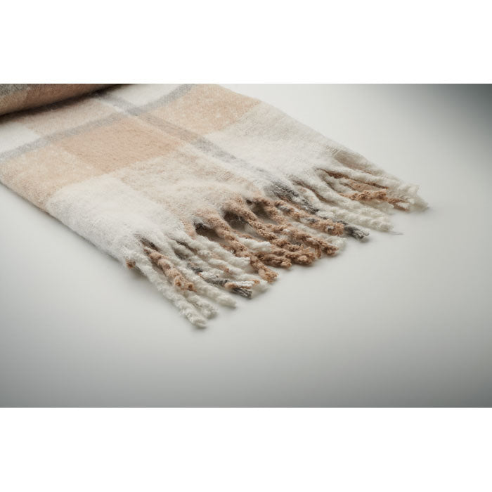 QUET Karierte Mohair-Decke