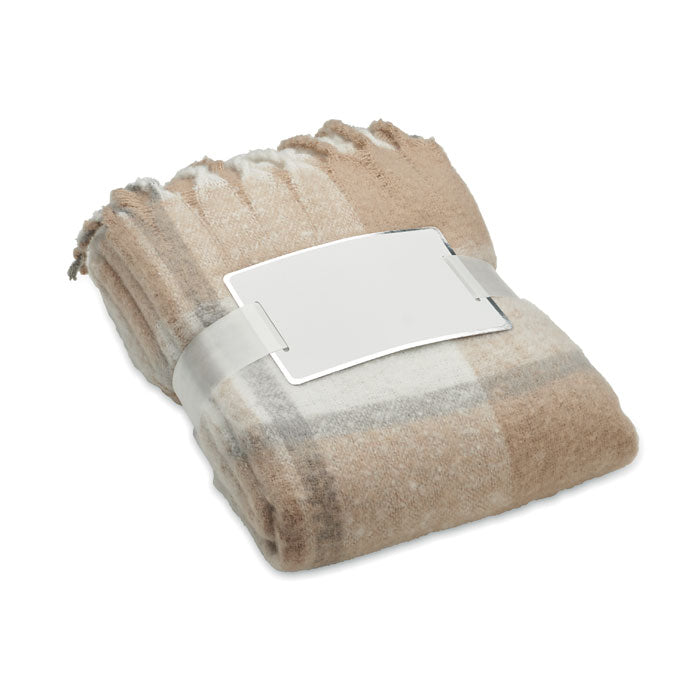 QUET Karierte Mohair-Decke