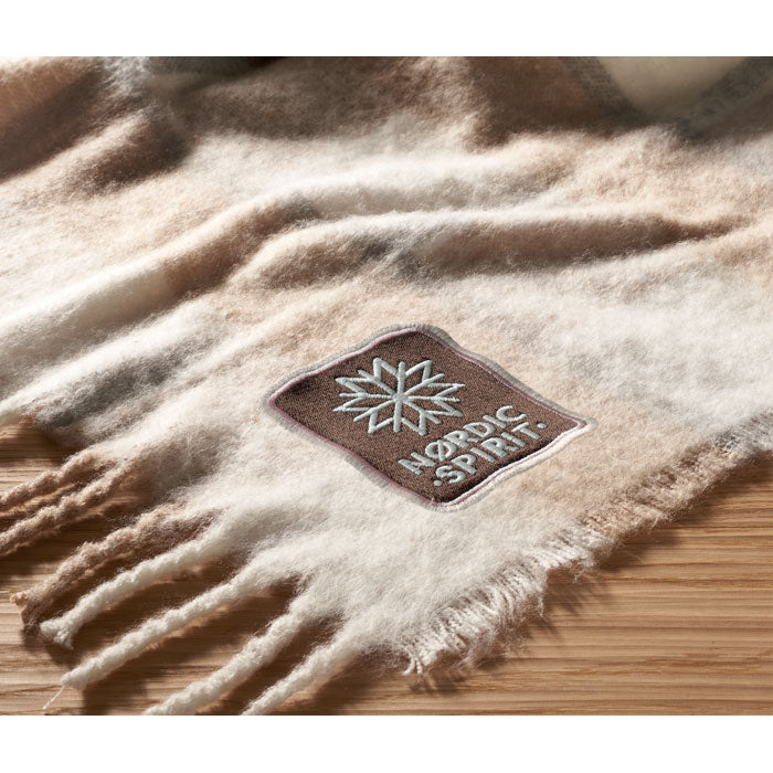 QUET Karierte Mohair-Decke