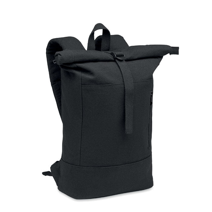KOPER ROLL 15" Rolltop-Laptop-Rucksack – Schwarz